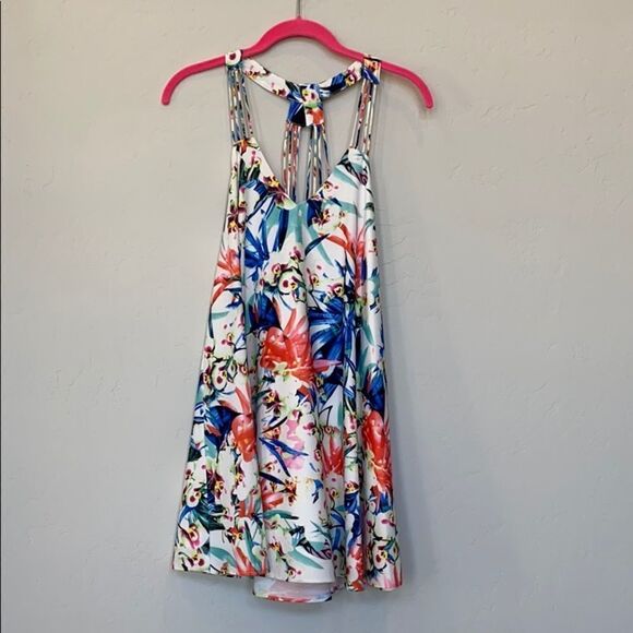Hawaii Lattice Mini Dress - Picture 1 of 8